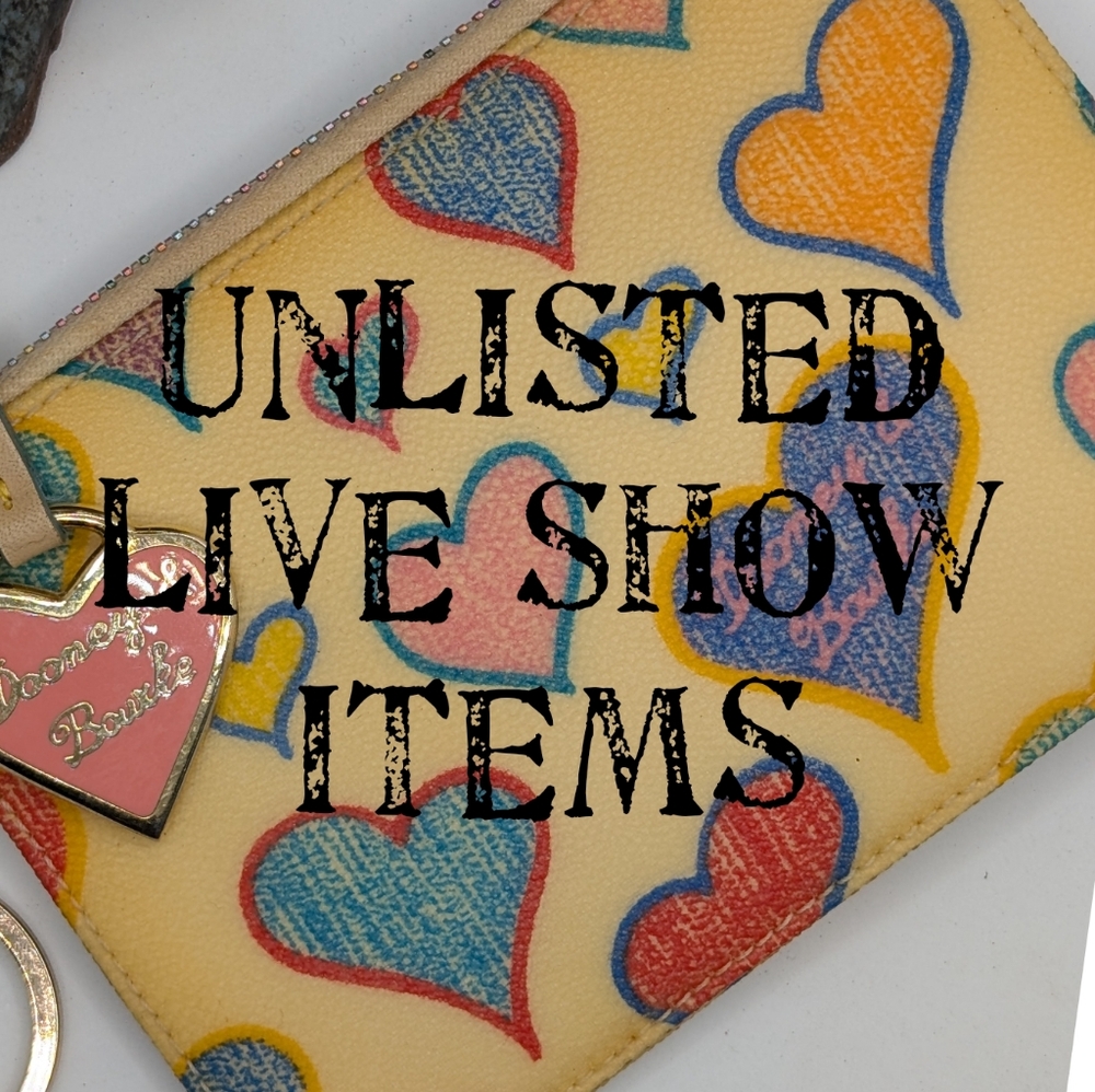 Listing For An‎ Unlisted Item For A Live Show